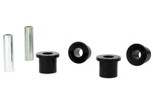 Load image into Gallery viewer, Whiteline Plus 97-05 Nissan Frontier D22 2WD Rear Spring Eye and Shackle Bushing