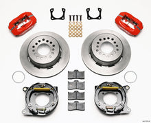 Cargar imagen en el visor de la galería, Wilwood Forged Dynalite P/S Park Brake Kit Red Chevy 12 Bolt-Spec 3.15in Brng