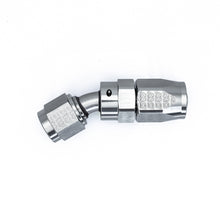 Cargar imagen en el visor de la galería, DeatschWerks 6AN Female Swivel 30-Degree Hose End CPE - Anodized Titanium