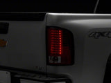 Raxiom 07-13 Chevrolet Silverado 1500 LED Tail Lights- Chrome Housing- Red/Clear Lens
