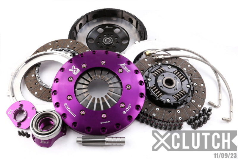 XClutch 91-92 Porsche 911 Turbo 3.3L 9in Twin Sprung Organic Clutch Kit