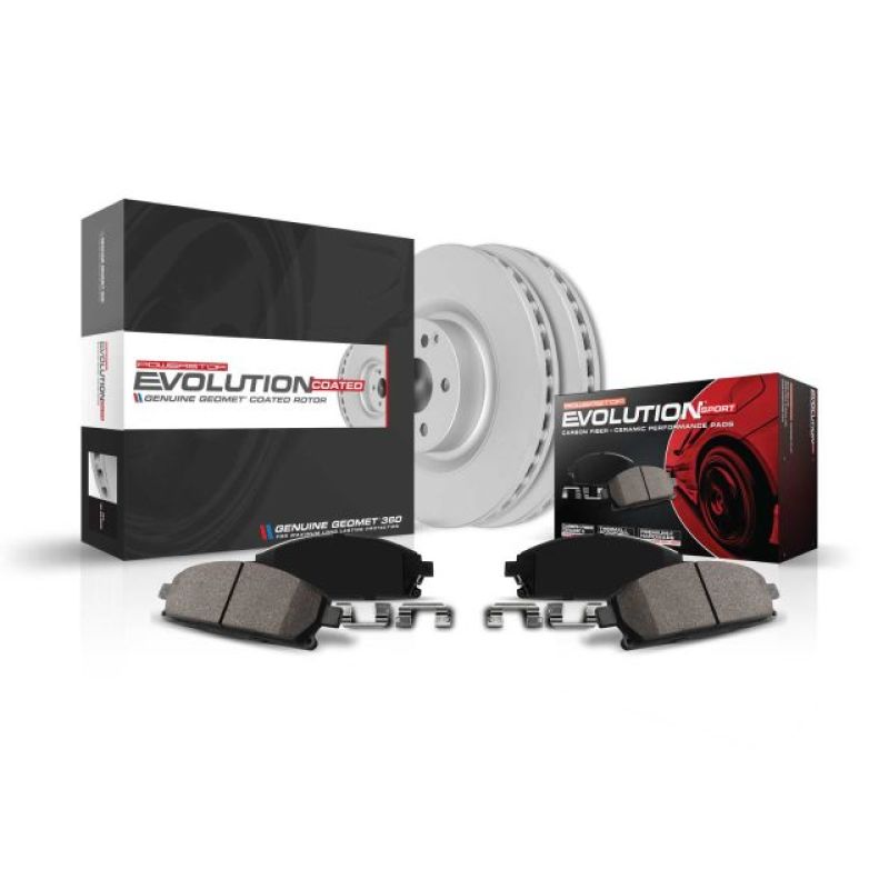 Power Stop 03-11 Saab 9-3 Front Z23 Evolution Sport Coated Brake Kit