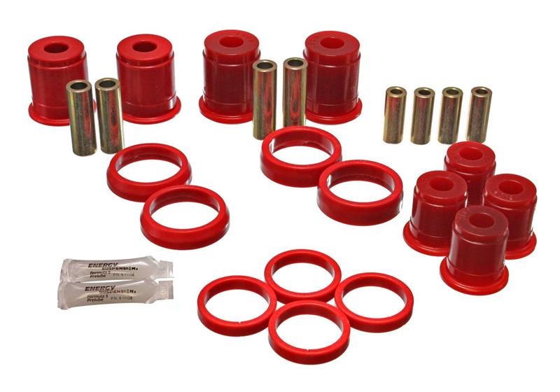 Energy Suspension 93-98 Jeep Grand Cherokee Red Frt Control Arm Bushings-Must reuse OEM Outer Shells