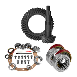 Yukon Gear 8.5in GM 4.11 Rear Ring & Pinion Install Kit Axle Bearings 1.625in Case Journal