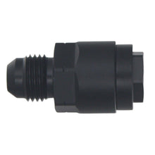 Cargar imagen en el visor de la galería, DeatschWerks 6AN Male Flare to 1/4in Female EFI Quick Connect Adapter - Anodized Matte Black