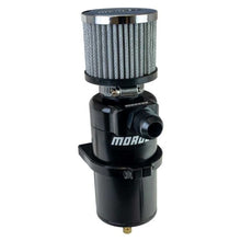 Load image into Gallery viewer, Moroso Single Inlet -12AN Billet Breather Tank Catch Can - Black