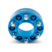 Load image into Gallery viewer, Mishimoto Borne Off-Road Wheel Spacers - 6x139.7 - 93.1 - 35mm - M12 - Blue