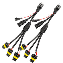 Cargar imagen en el visor de la galería, Oracle Vector H4 Headlight Wiring Harness (Pair- Euro Export Model)