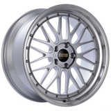 BBS LM 19x9.5 5x120 ET22 Diamond Silver Center / Diamond Cut Lip Wheel PFS/Clip Required