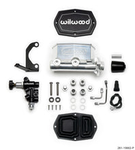 Cargar imagen en el visor de la galería, Wilwood Compact Tandem M/C - 1.12in Bore w/RH Bracket and Valve - Ball Burnished