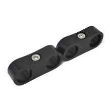 Cargar imagen en el visor de la galería, Russell Hose Separator For -12 Braided Hose Black Anodize (2 Pack)