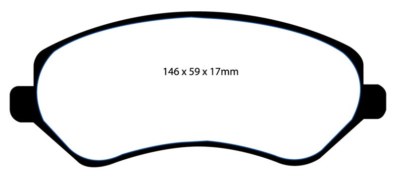 EBC 04-07 Chrysler Town & Country 3.3 Rear Drums Greenstuff Front Brake Pads