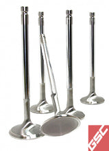 Cargar imagen en el visor de la galería, GSC P-D Subaru EJ205/EJ207/EJ257 Chrome Polished Super Alloy Exhaust Valve - 32mm Head - Set of 50