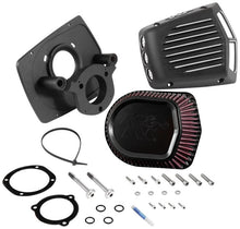 Cargar imagen en el visor de la galería, K&amp;N Street Metal Intake System for 08-16 Harley Davidson Touring Models - Shaker Black