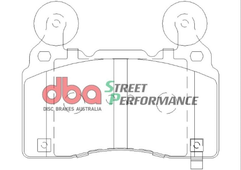 DBA 16-21 Tesla S SP Performance Front Brake Pads