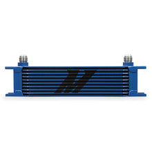 Cargar imagen en el visor de la galería, Mishimoto Universal 10 Row Oil Cooler - Blue