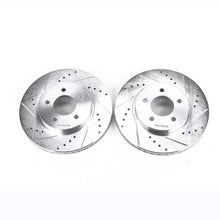 Cargar imagen en el visor de la galería, Power Stop 05-12 Ford Escape Front Evolution Drilled &amp; Slotted Rotors - Pair