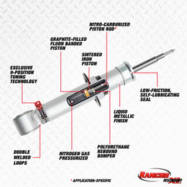 Rancho 01-03 Mitsubishi Montero Front RS9000XL Strut EXPORT ONLY