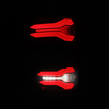 Cargar imagen en el visor de la galería, AlphaRex 24-25 Ford F-150 LUXX LED Taillights Blk-Red Activ Light/Seq Signal - Smoked Lens