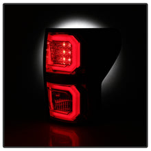 Cargar imagen en el visor de la galería, Spyder 07-13 Toyota Tundra V2 Light Bar LED Tail Lights - Red Clear ALT-YD-TTU07V2-LB-RC