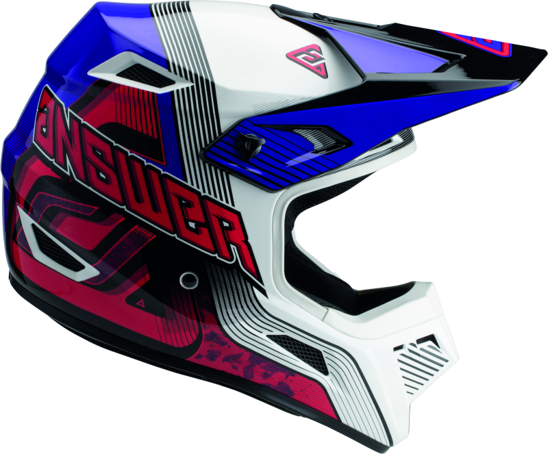 Answer AR1 Vendetta Helmet Red/White/Purple Youth - Small