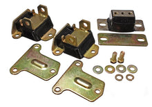 Load image into Gallery viewer, Energy Suspension 69-72 Camaro/70-73 Monte Carlo Black Complete Motor &amp; Trans Mount Set Zinc Finish
