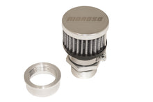 Cargar imagen en el visor de la galería, Moroso Weld-On Valve Cover Breather Kit - Aluminum Valve Covers - Chrome Finish