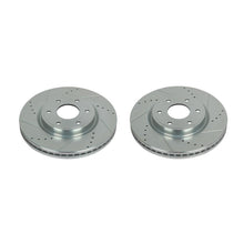 Cargar imagen en el visor de la galería, Power Stop 10-13 Nissan Patrol (Middle East Market) Front/Rear Drilled &amp; Slotted Rotor (Pair)