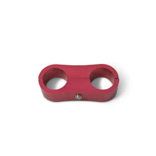Cargar imagen en el visor de la galería, Russell Hose Separator For -12 Braided Hose Red Anodize (2 Pack)