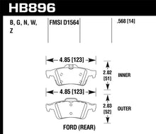 Load image into Gallery viewer, Hawk 22-23 Ford Transit Connect DTC-60 Race Rear Brake Pads