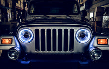 Cargar imagen en el visor de la galería, Oracle Jeep Wrangler TJ 97-06 LED Waterproof Halo Kit - White