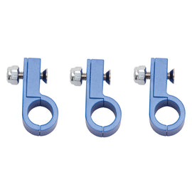 Russell Line Clamp For -6 Tubing Blue Anodize (4 Pack)
