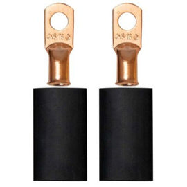 Moroso 5/16in Dia Stud 4 GA Wire Crimp/Solder Battery Cable Terminal Kit (2 Pack)