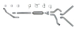 Diamond Eye KIT 4in Turbo Back DUAL AL: 94-97 FORD 7.3L F250/F350 PWRSTROKE NFS W/ CARB EQUIV STDS