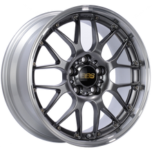 Cargar imagen en el visor de la galería, BBS RS-GT 20x8.5 5x114.3 ET43 Diamond Black Center Diamond Cut Lip Wheel -82mm PFS/Clip Required