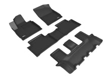 Cargar imagen en el visor de la galería, 3D MAXpider 22-23 Kia Sorento 7-Seat Kagu Black R1 R2 R3