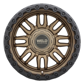 Weld Off-Road Swift 17x9in - 8x170 BP - ET-12 - 125.1mm CB - Satin Bronze Wheel & Black Ring