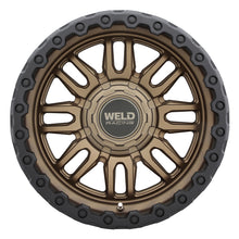 Cargar imagen en el visor de la galería, Weld Off-Road Swift 17x9in - 8x180 BP - ET-12 - 124.3mm CB - Satin Bronze Wheel &amp; Black Ring