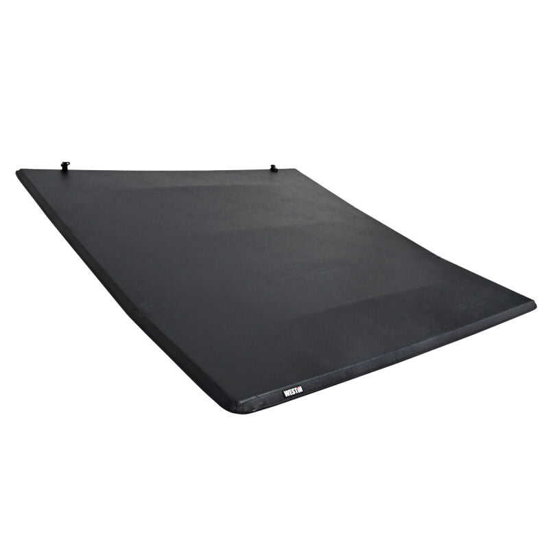 Westin 05-21 Nissan Frontier/09-12 Suzuki Equator 6ft. Bed Soft Tri-Fold Tonneau Cover - Black