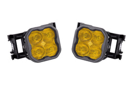 Diode Dynamics SS3 Type X LED Fog Light Kit - Yellow SAE Fog Sport