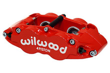 Cargar imagen en el visor de la galería, Wilwood Caliper-Forged Superlite 4R 1.38/1.38in Pistons 1.10in Disc, Red