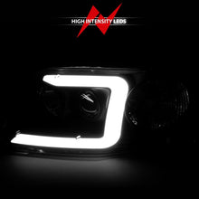 Load image into Gallery viewer, ANZO 1997-2003 Ford F-150 Projector Headlights w/ Light Bar Chrome Housing