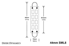 Cargar imagen en el visor de la galería, Diode Dynamics 44mm SML8 LED Bulb - Cool - White (Single)