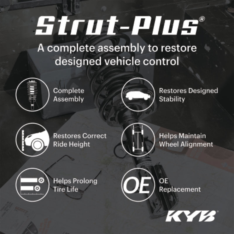 KYB 10-13 Kia Forte / Forte Koup EX Strut-Plus Shock Assembly - Front Left