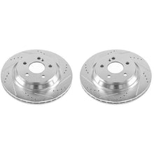 Cargar imagen en el visor de la galería, Power Stop 12-13 Mercedes-Benz S350 Rear Evolution Drilled &amp; Slotted Rotors - Pair
