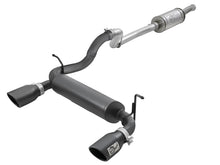 Cargar imagen en el visor de la galería, aFe Rebel Series 2.5in 409 SS Cat-Back Exhaust System w/ Black Tips Jeep Wrangler (JL) 2018 V6 3.6L