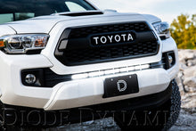 Cargar imagen en el visor de la galería, Diode Dynamics 16-21 Toyota Tacoma SS30 Stealth Lightbar Kit - Amber Driving