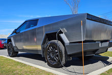 Load image into Gallery viewer, Rally Armor 24-25 Tesla Cybertruck Black UR Mud Flap White Logo