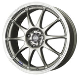 Enkei J10 17x7 5x112/120 38mm Offset 72.62mm Bore Dia Silver w/ Machined Lip Wheel