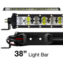 Cargar imagen en el visor de la galería, XK Glow RGBW Light Bar High Power Offroad Work/Hunting Light w/ Bluetooth Controller 38In